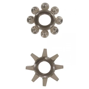 Inele Penis Power Stretchy 2buc Gri pe Vibreaza.ro