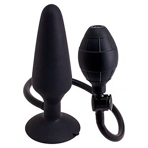 Inflatable Anal Plug L Negru pe Vibreaza.ro