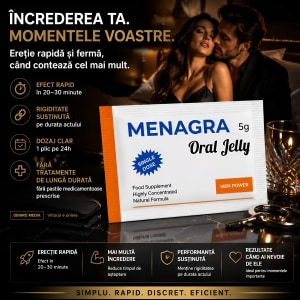 Jeleu Menagra Erecție Rapidă de Durată 2 pliculețe