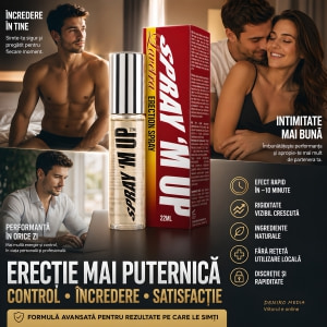Pachet Stud 100 Original și Spray Erecție M-Up 22 ml