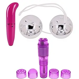 Kit Trio Plăcere Intensă — Tonifiere și Extaz pe Vibreaza.ro