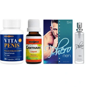 Kit Virilitate: Mărime, Dorință și Atracție Irezistibilă Kit Virilitate: Mărime, Dorință și Atracție Irezistibilă pe Vibreaza.ro