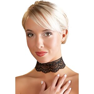 Lace Necklace Cottelli Collection Negru pe Vibreaza.ro