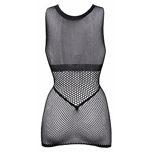 Le Désir Duo Net Open Cup Mini Dress Negru S-L