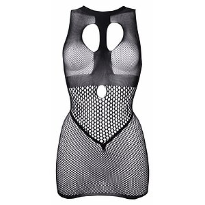 Le Désir Duo Net Open Cup Mini Dress Negru pe Vibreaza.ro