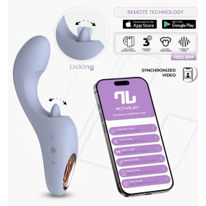 Licking Tongue Vibrator with App Control Mov pe Vibreaza.ro