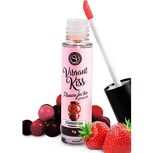 Lip Gloss Vibrant Kiss Capsuni pe Vibreaza.ro