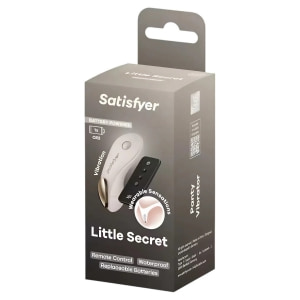 Chiloți Vibratori Satisfyer Little Secret cu Telecomandă Gri