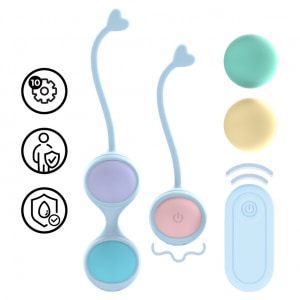 Loveline By Shots: Kit Kegel Reîncărcabil, 10 Moduri Multicolor pe Vibreaza.ro