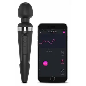 Lovense Domi 2 Mini Wand Massager Negru pe Vibreaza.ro