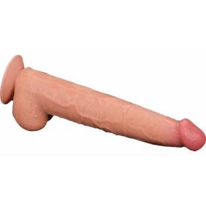 Lovetoy Dual-Layer 34 cm – TPE Realist cu Ventuză