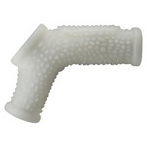 Lovetoy Knights Ring – Inel Vibrant cu Manșon TPE +45% Alb pe Vibreaza.ro