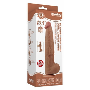 LoveToy Sliding Skin – Dildo Realist 34 cm