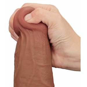LoveToy Sliding Skin – Dildo Realist 34 cm