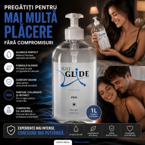 Lubrifiant Anal Just Glide Vegan Flacon Mare 1L