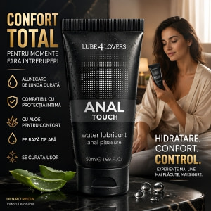 Lubrifiant Anal Touch pe Bază de Apă 50ml