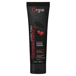 Lubrifiant Aromat Orgie Lube Tube Strawberry pe Vibreaza.ro