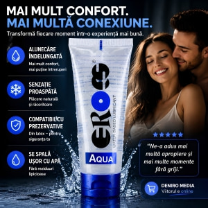 Lubrifiant pe Bază de Apă EROS Aqua 100 ml