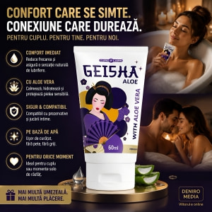 Lubrifiant Cupid Labs Geisha Aloe Hidratant 60 ml
