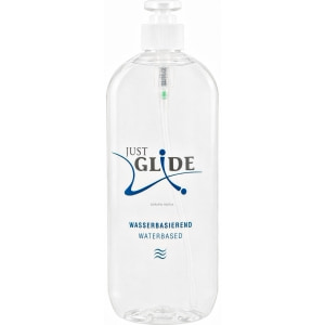 Lubrifiant Just Glide Water-Based 1L pe Vibreaza.ro
