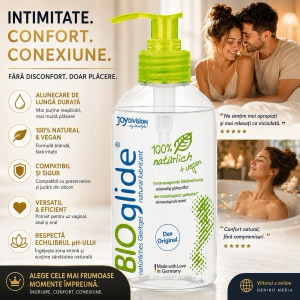 Lubrifiant Vegan Joy Division BioGlide fără Parfum 500 ml
