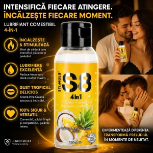 Lubrifiant cu Aromă Tropicală S8 Dessert Încălzitor 125 ml