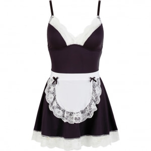Maids Costume Cottelli Collection Negru S