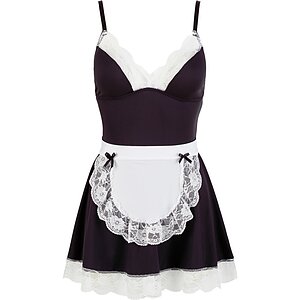 Maids Costume Cottelli Collection Negru pe Vibreaza.ro