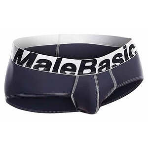 MaleBasics Microfiber Brief Gri pe Vibreaza.ro