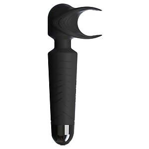 Man Wand Vibrator Negru pe Vibreaza.ro