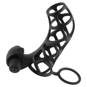 Manșon FX Extreme Silicone Power Cage Negru pe Vibreaza.ro