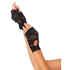 Mănuși Leg Avenue Lace Keyhole Negru Mănuși Leg Avenue Lace Keyhole Negru pe Vibreaza.ro
