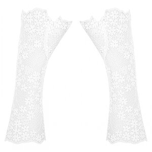 Mănuși Obsessive Heavenlly Alb pe Vibreaza.ro