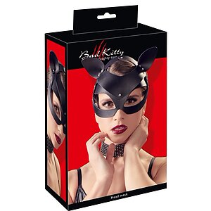 Mască Catwoman Bad Kitty Negru