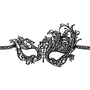 Mască Cottelli Collection Sensual Negru pe Vibreaza.ro