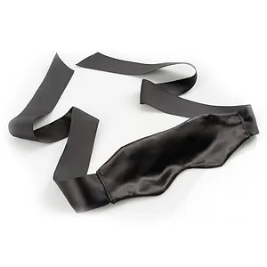 Mască Din Satin Negru pe Vibreaza.ro