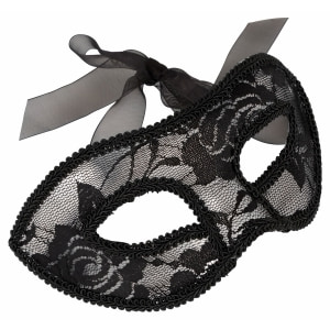 Mască Elegantă Cottelli Collection Negru pe Vibreaza.ro