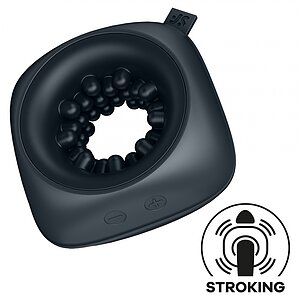Masturbator Cu Vibratii Ring Stroker Negru pe Vibreaza.ro