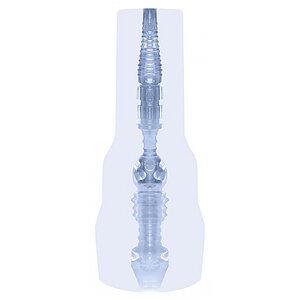 Masturbator Fleshlight Ice Anal cu Textură Crystal