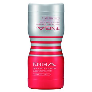 Masturbator Tenga Dual Feel Cup Medium Rosu pe Vibreaza.ro