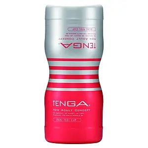 Masturbator Tenga Dual Feel Cup Medium Rosu pe Vibreaza.ro