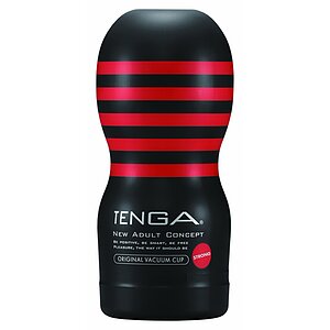 Masturbator Tenga Original Vacuum Cup Strong Negru pe Vibreaza.ro