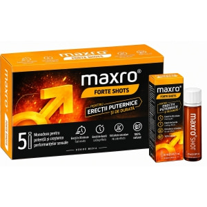 Maxro Forte Shots (5 shoturi de 10ml) pe Vibreaza.ro
