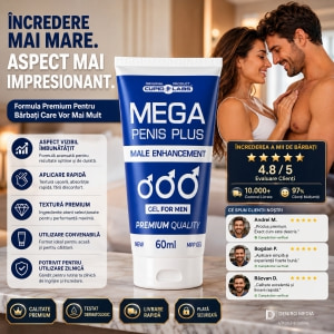 Gel Mărirea Penisului Mega Penis Plus cu Tribulus 60ml