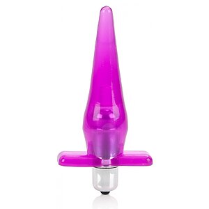 Mini Plug Anal CalExotics — Compact, 2 Moduri Vibrații Roz pe Vibreaza.ro
