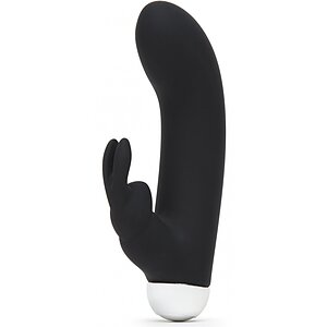 Mini Vibrator Rabbit Greedy Girl Negru pe Vibreaza.ro