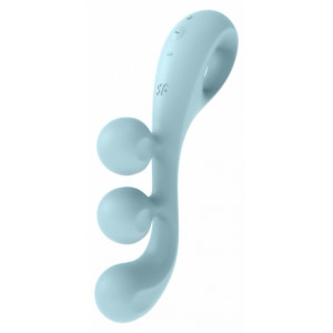 Multi Vibrator Satisfyer Tri Ball 2 Albastru pe Vibreaza.ro