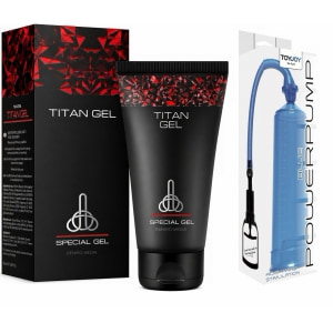 Pachet Promoțional Gel Titan 50 ml și Pompă Mărirea Penisului Pachet Promoțional Gel Titan 50 ml și Pompă Mărirea Penisului pe Vibreaza.ro