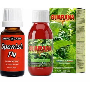 Pachet Picături Afrodisiace Spanish Fly 20ml + Afrodisiac Guarana ZN Special 100ml pe Vibreaza.ro