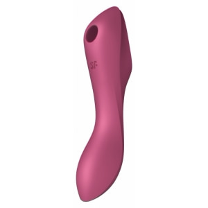 Vibrator Satisfyer Curvy Trinity 3 Roșu pe Vibreaza.ro